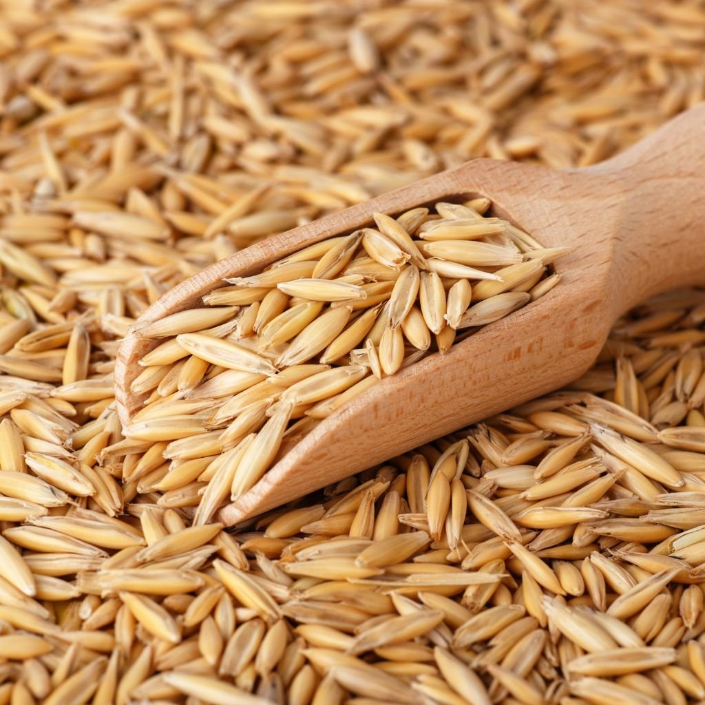 Paddy grains with husk