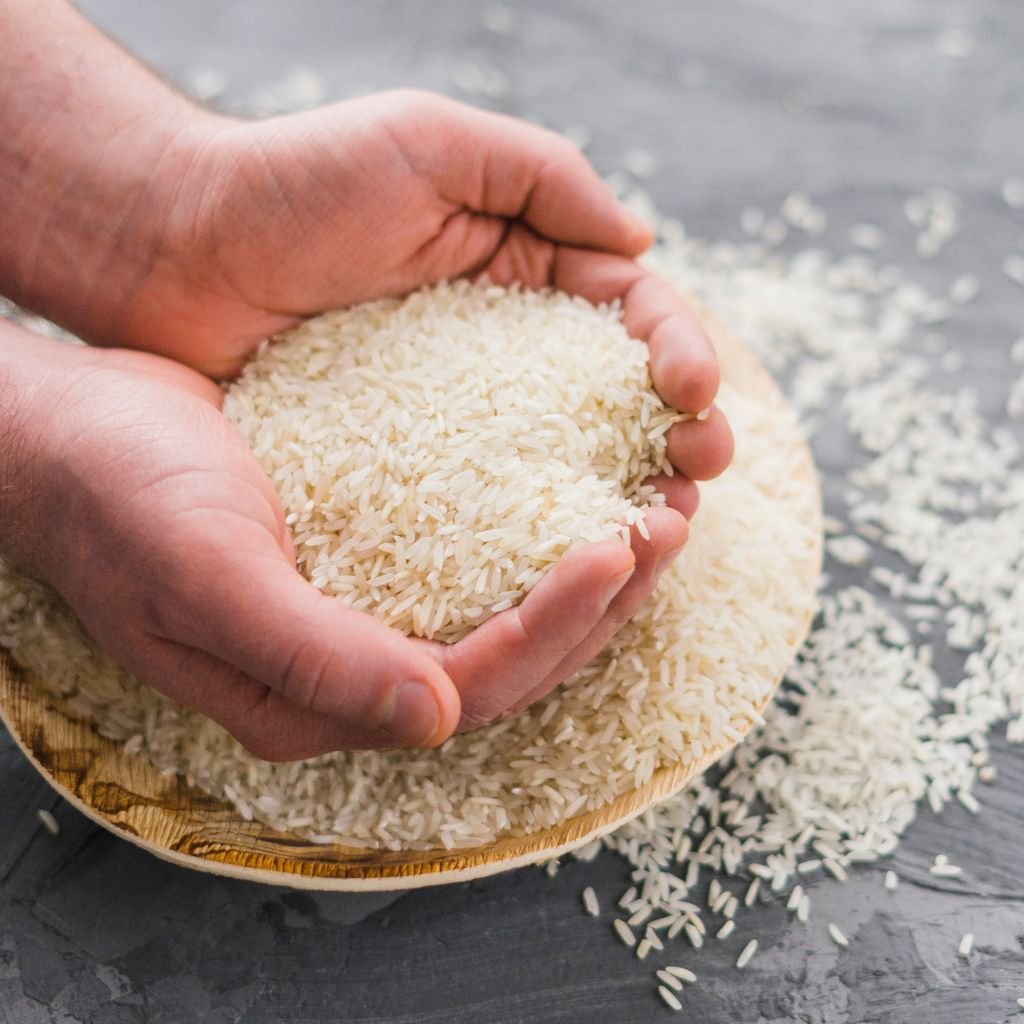 Polished rice without husk